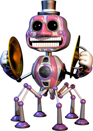 This is the Avatar Image for the Music Man (FNAF 6) AI Voice and Text to Speech Generator